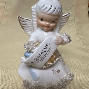 Vintage Japan January Angel Figurine
